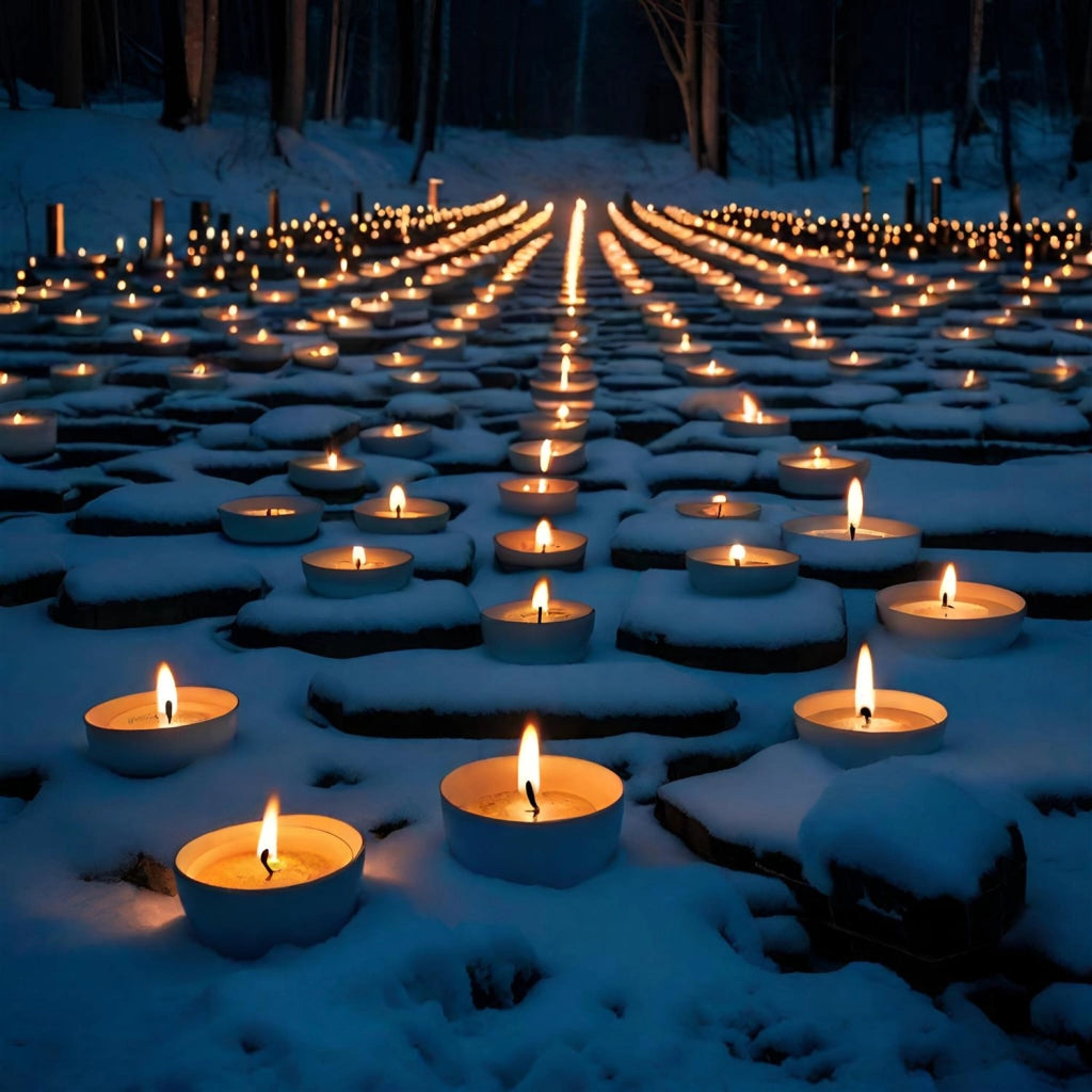 MAURY'S CANDELINE TEA LIGHT 15 PZ GIALLE CON OLIO DI CITRONELLA E BASE IN METALLO
