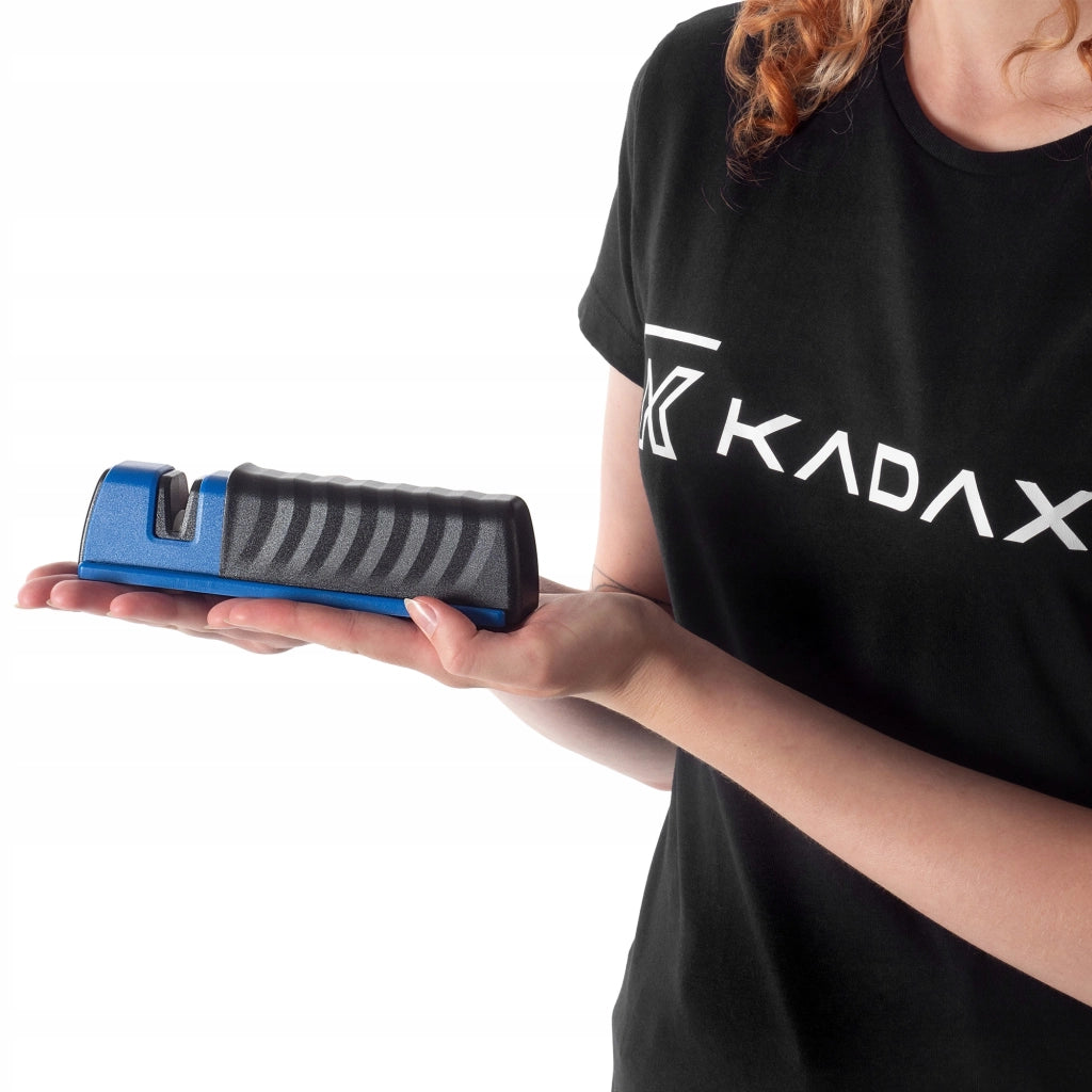 Affilacoltelli KADAX per coltelli da cucina, asce, affilatura, affilacoltelli, bifase, potente