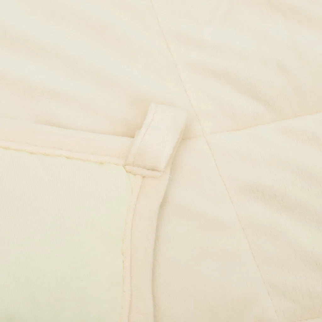 Coperta Ponderata Crema Chiaro 200x220 cm 13 kg Tessuto 3154877