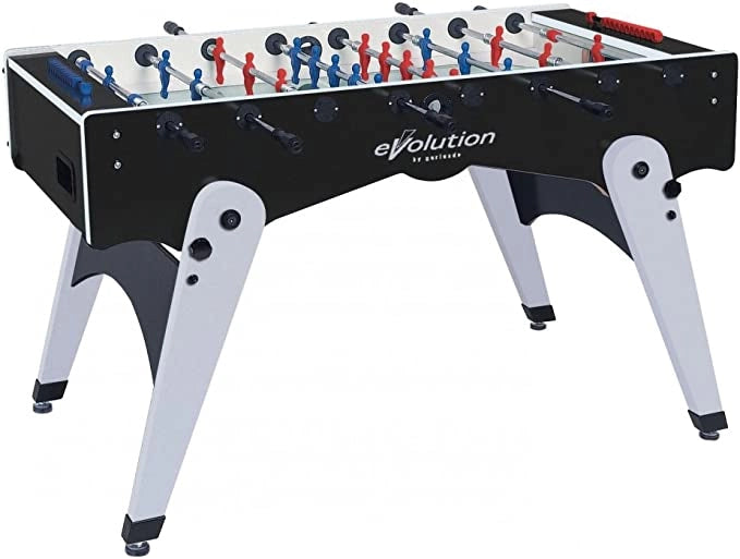 Garlando Calcio Balilla da Interno G-500 Evolution con Aste Rientranti Nero