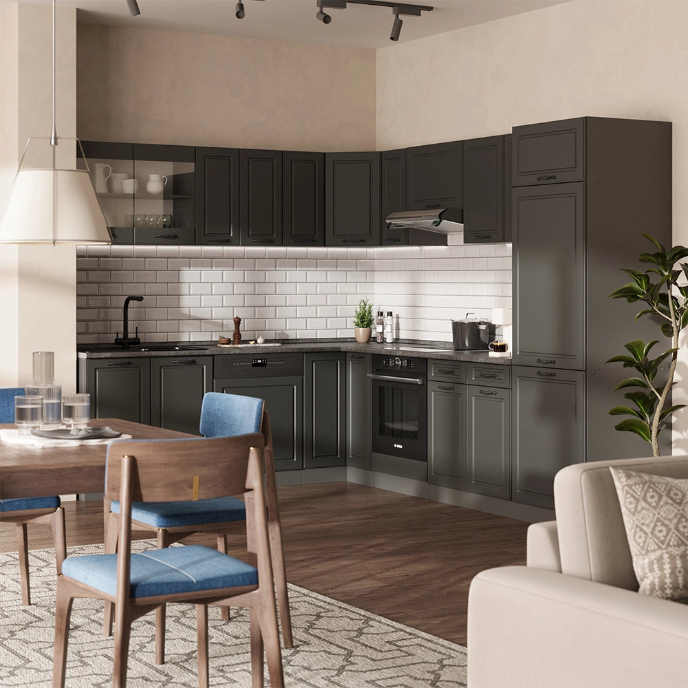 Vicco Frontale cucina Antracite casa di campagna 59.2 x 71.3 cm frontale del mobile per mobile base ad angolo