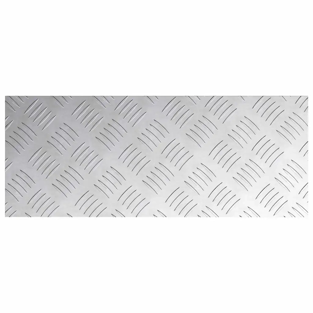 Gradini per Scale 4 pz | Tappetini per scale autoadesivi Argento 50 x 20 cm Alluminio