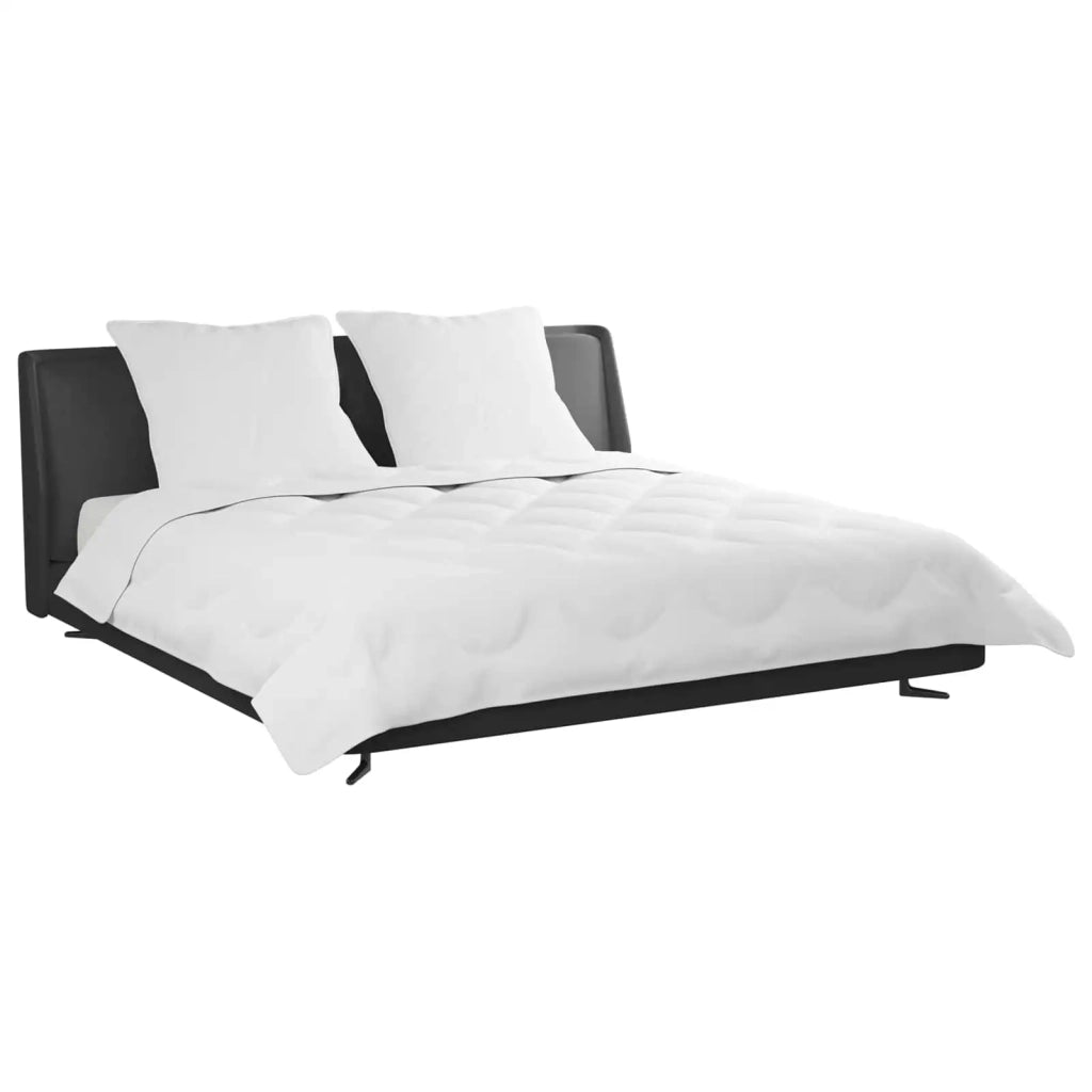 Piumone | Duvet Estivo con cuscino 3 pz Bianco Microfibra