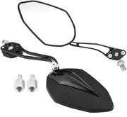 Specchio retrovisore universale per scooter, nero - Migliore sicurezza e design elegante