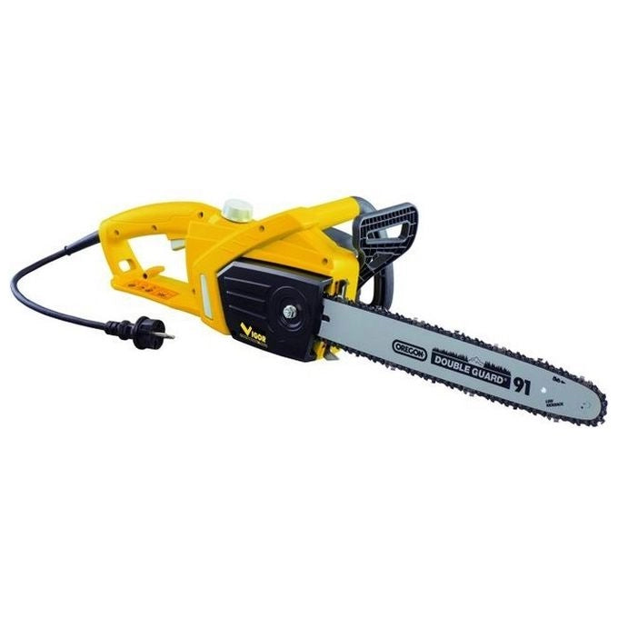 Vigor VES-1635 Elettrosega Elettrica 1600 W Barra 35 cm Catena Oregon Lubrificazione Automatica Freno Catena 6 Kg