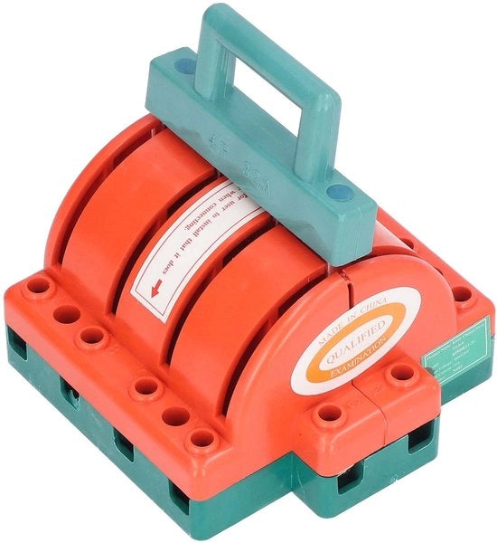32A Interruttore a 4 poli a doppia azione - Resistente al calore e duraturo - Sicurezza per connessioni trifase - Alta qualità di commutazione - affidabile