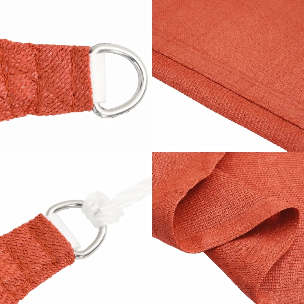 Vela Parasole 160 g/m² Quadrata Terracotta 2,5x2,5 m in HDPE 311328