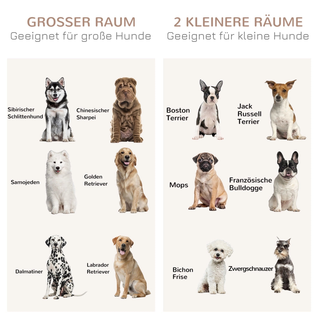 Gabbia per Cani Rustica ¨C zephmum ¨C Marrone