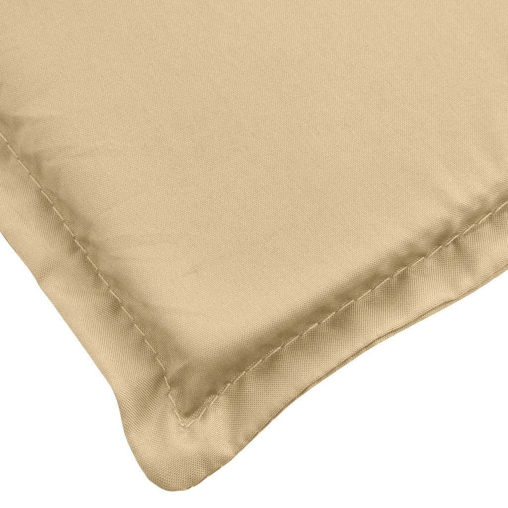 Cuscini Panca Giardino 2 pz-Set di 2 Cuscini per panchina da esterno Beige M¨¦lange 200x50x7 cm Tessuto