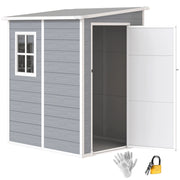 Casetta da giardino ¨C Minimal ¨C Grigio 122x149x192 cm