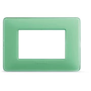 BTicino AM4803CVC Placca 3 Moduli Te Verde
