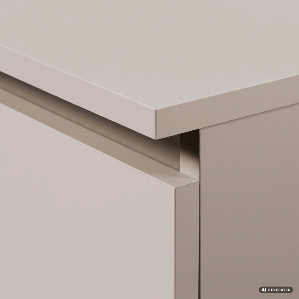 Comodino CL2 Cashmere 40 cm 2 cassetti 40x35x40 cm