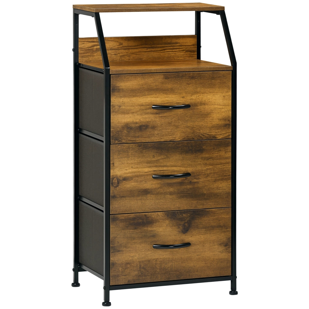 Armadio con cassetti ¨C zephmum ¨C marrone