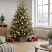 Collare per Albero di Natale Quadrato Grigio 60 x 60 x 28 cm 42048803