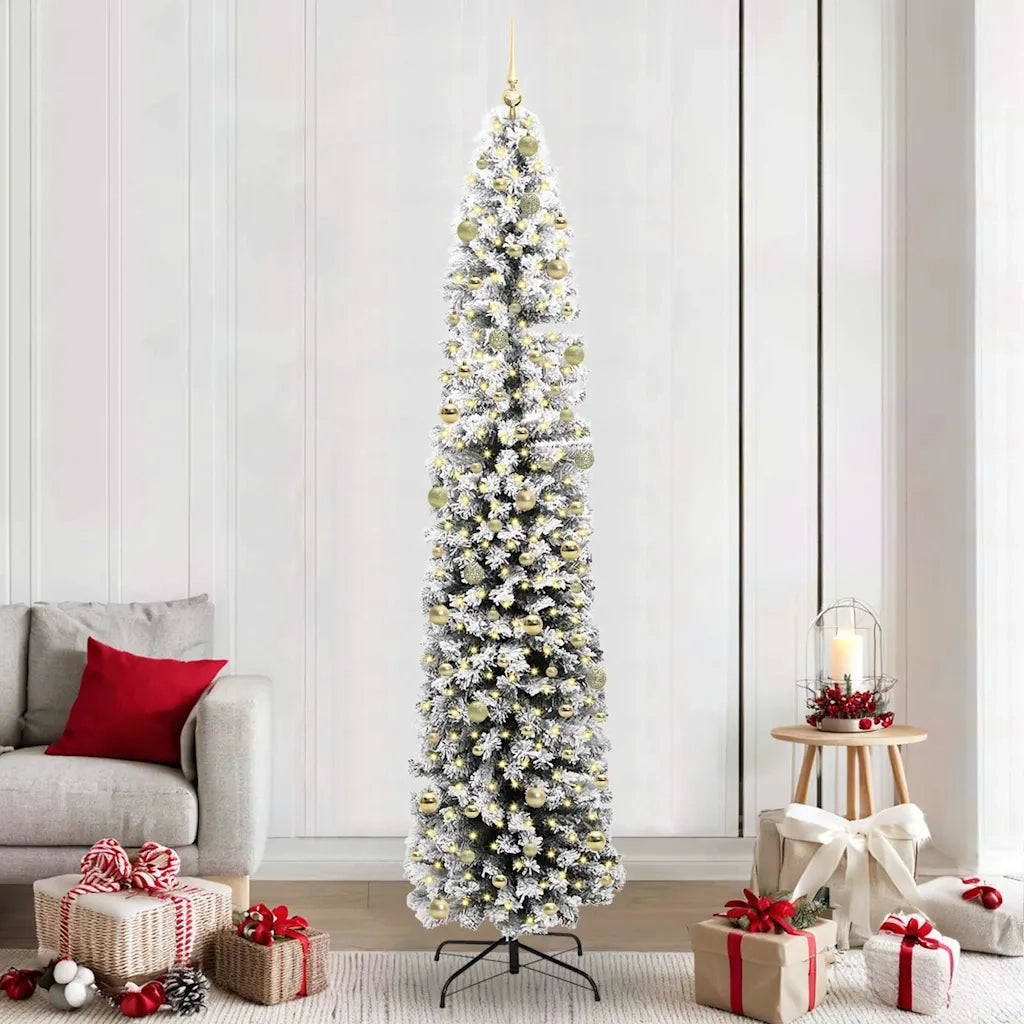 Albero di Natale artificiale con 300 LED Verde 240 cm 3395048
