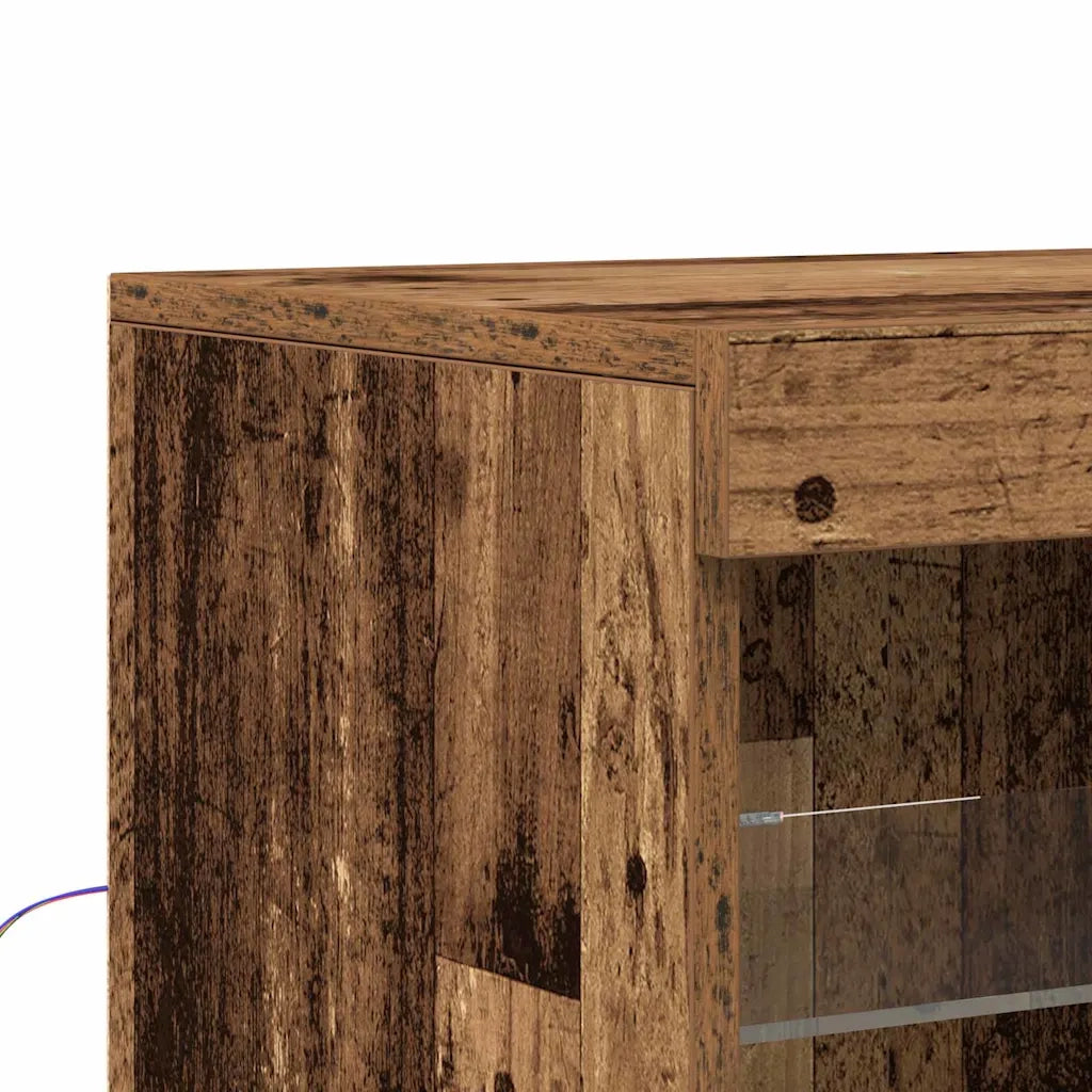 Madia LED Legno antico 81 x 37 x 100 cm Legno ingegnerizzato 863048