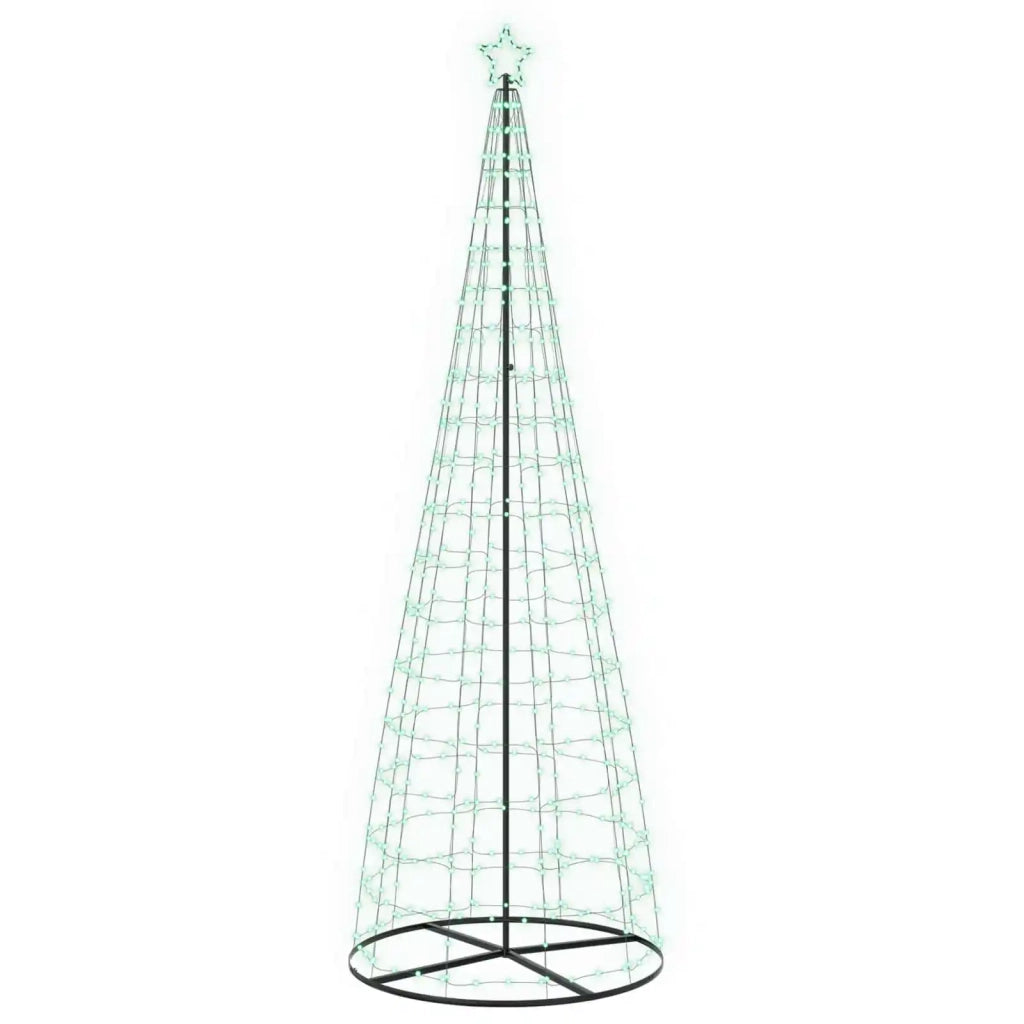 Albero di Natale LED 300 cm 390 LED RGB Acciaio RGB 42050823