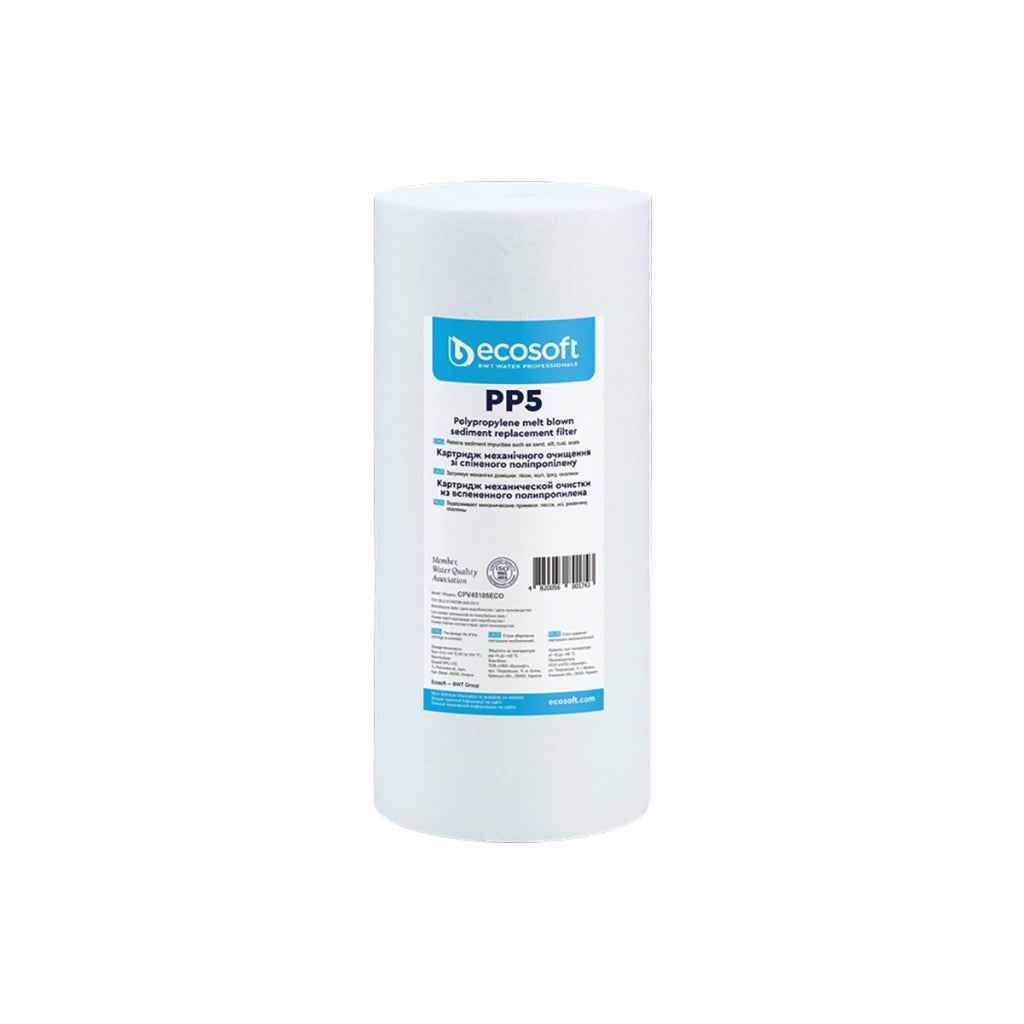CARTUCCIA FILTRANTE PP 4,5 ECOSOFT- H. 20 Micron 5- ECOSO- pezzi 1