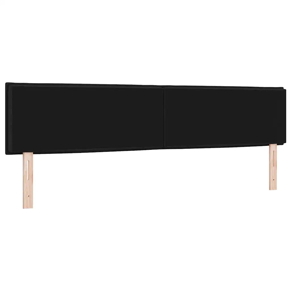 Testiera | Testata Nero 200 cm Tessuto
