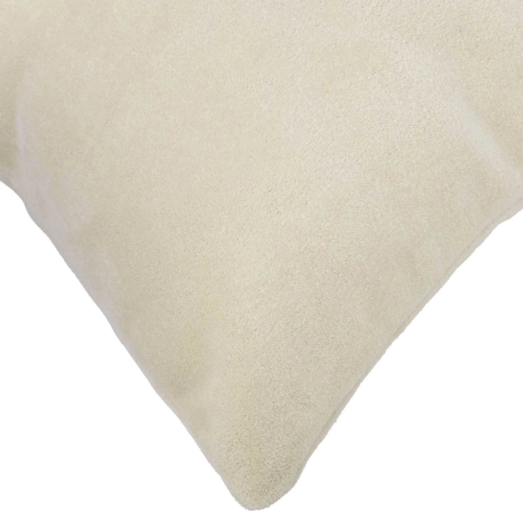 Cuscino 2 pz HEERLEN Crema 40 x 80 cm Fleece in microfibra 925804