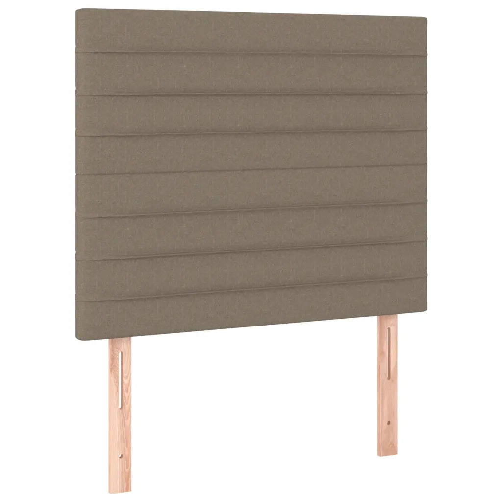 Letto singolo | Letto per adulti | Giroletto senza Materasso Tortora 80x200 cm Tessuto