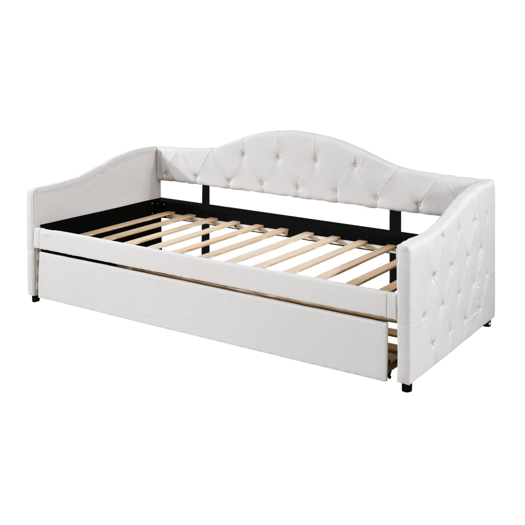 Letto divano trasformabile 140 x 200 cm; testiera LED multicolore; 17 doghe; PU e MDF; rosa