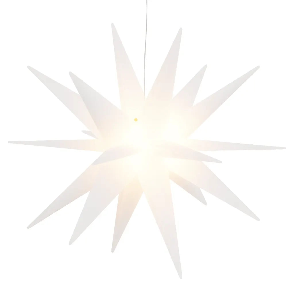 Luci di Natale con LED 3 pz Pieghevoli Bianche 57 cm 3190442