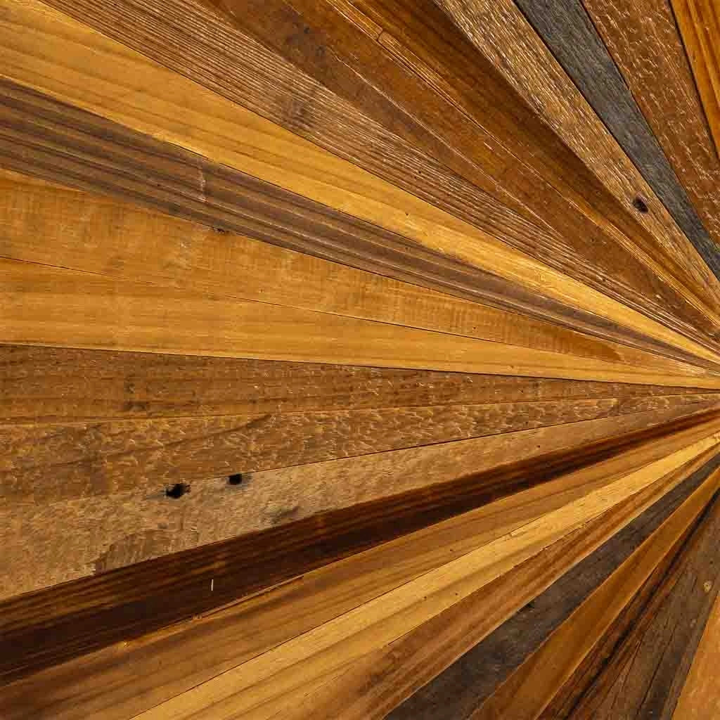 Scarpiera in legno di recupero marrone 80x38x53h cm