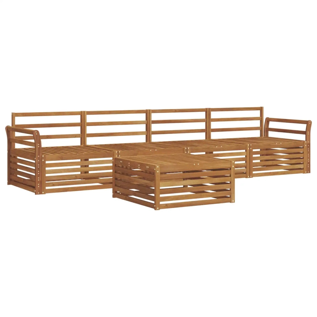 Set di divani da esterno 5 pcs Naturale 3372979