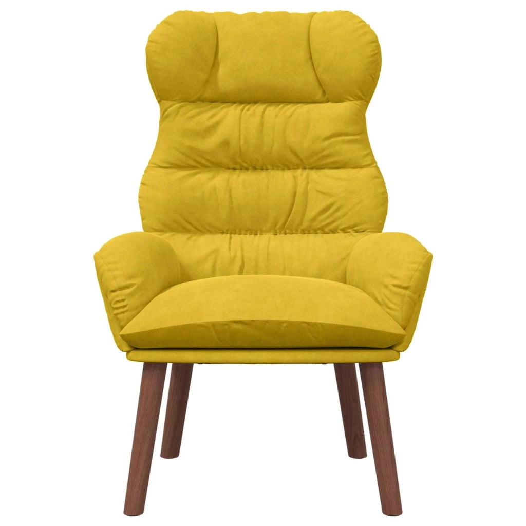 poltrona Giallo 69 x 74 x 93 cm Velluto 42001894