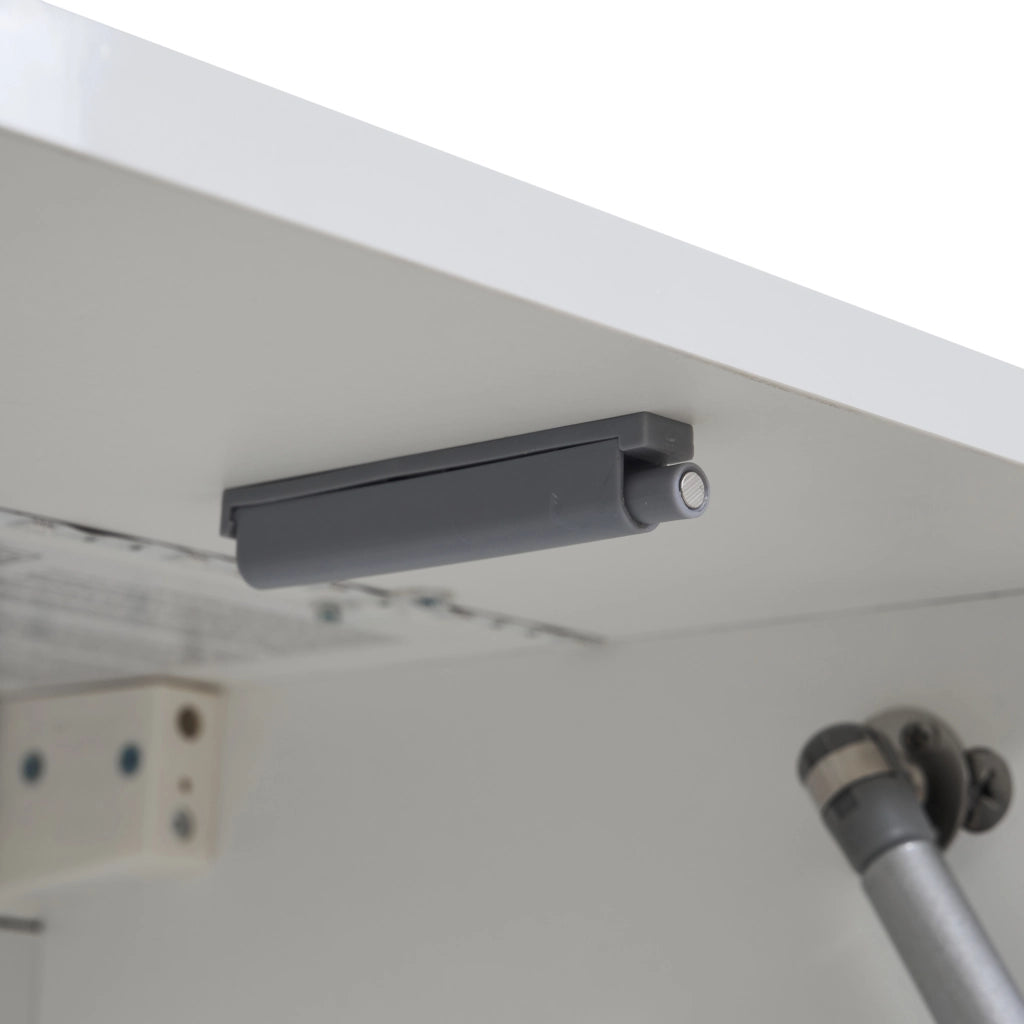 Parete attrezzata TV bianca a 3 pezzi con illuminazione LED RGB