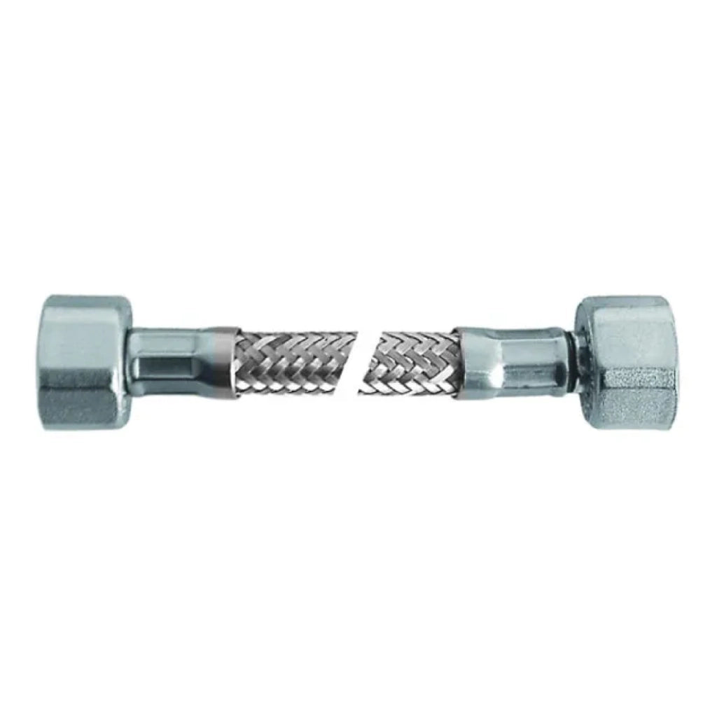 FLESSIBILE IN ACCIAIO INOX FEMMINA/FEMMINA MODELLO FLEXCORE CM 30 F.1/2 F.3/8