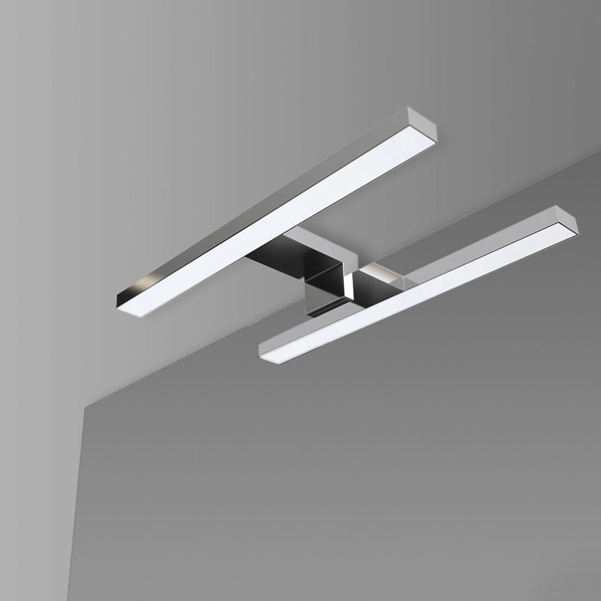 Specchio LED 50x70 cm reversibile con illuminazione naturale