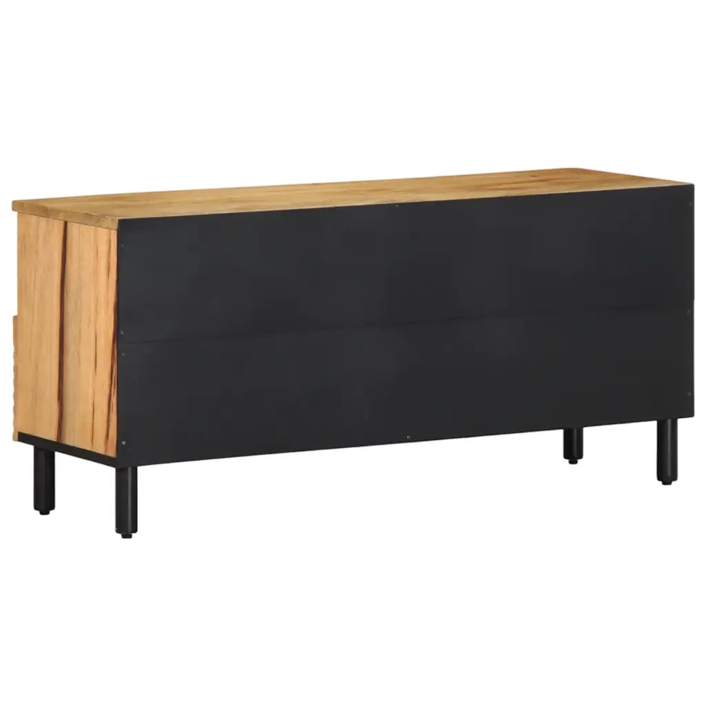 Mobile TV | Armadietto TV | Mobile Porta TV Marrone 100x33x46 cm in Legno Massello di Mango