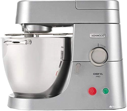 Impastatrice planetaria chef xl pro silver kpl9000s capacità 6,7 lt in acciaio inox colore silver potenza 1700 w kenwood