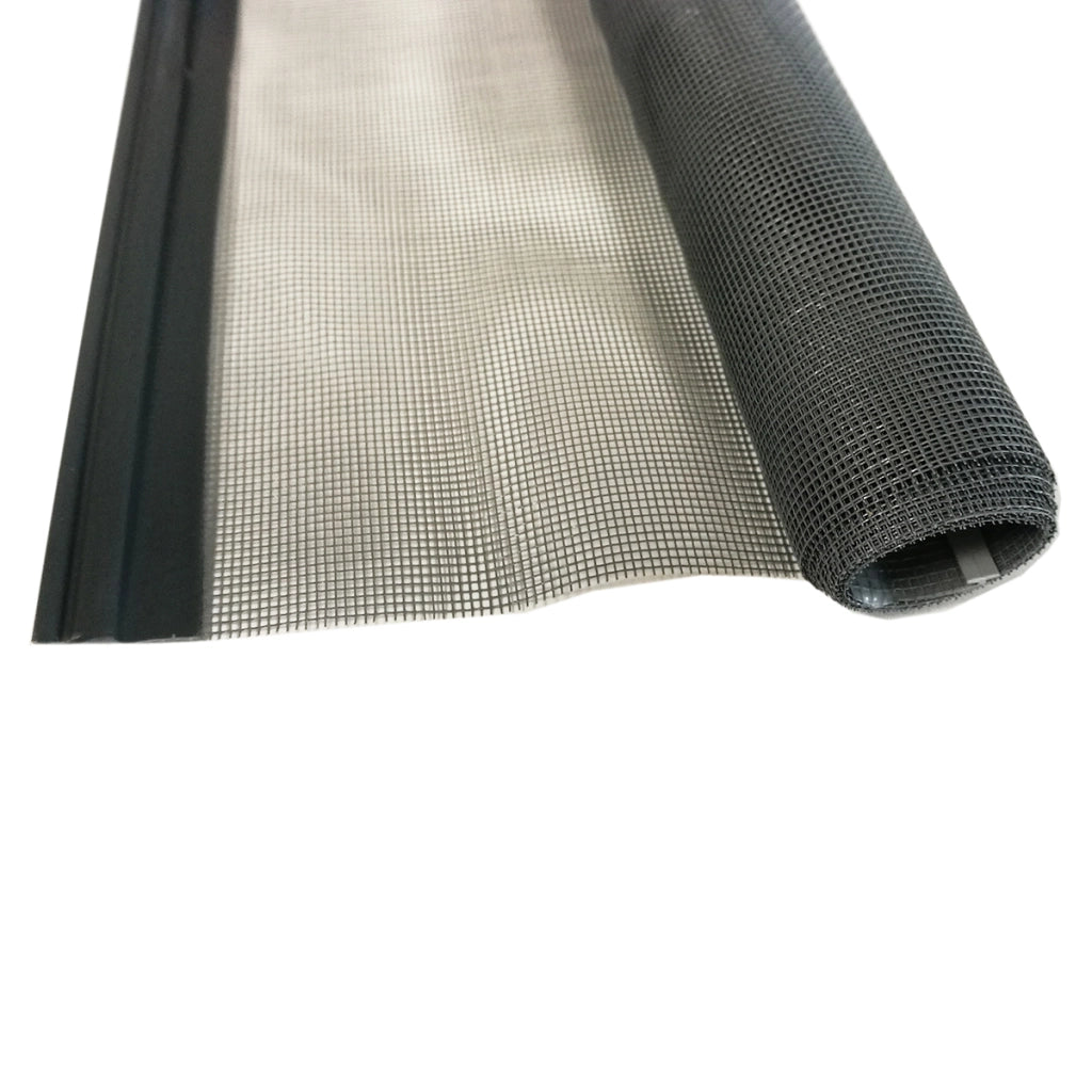 Vertical retractable mosquito net 120 x 250 cm brown color with expansion fastening