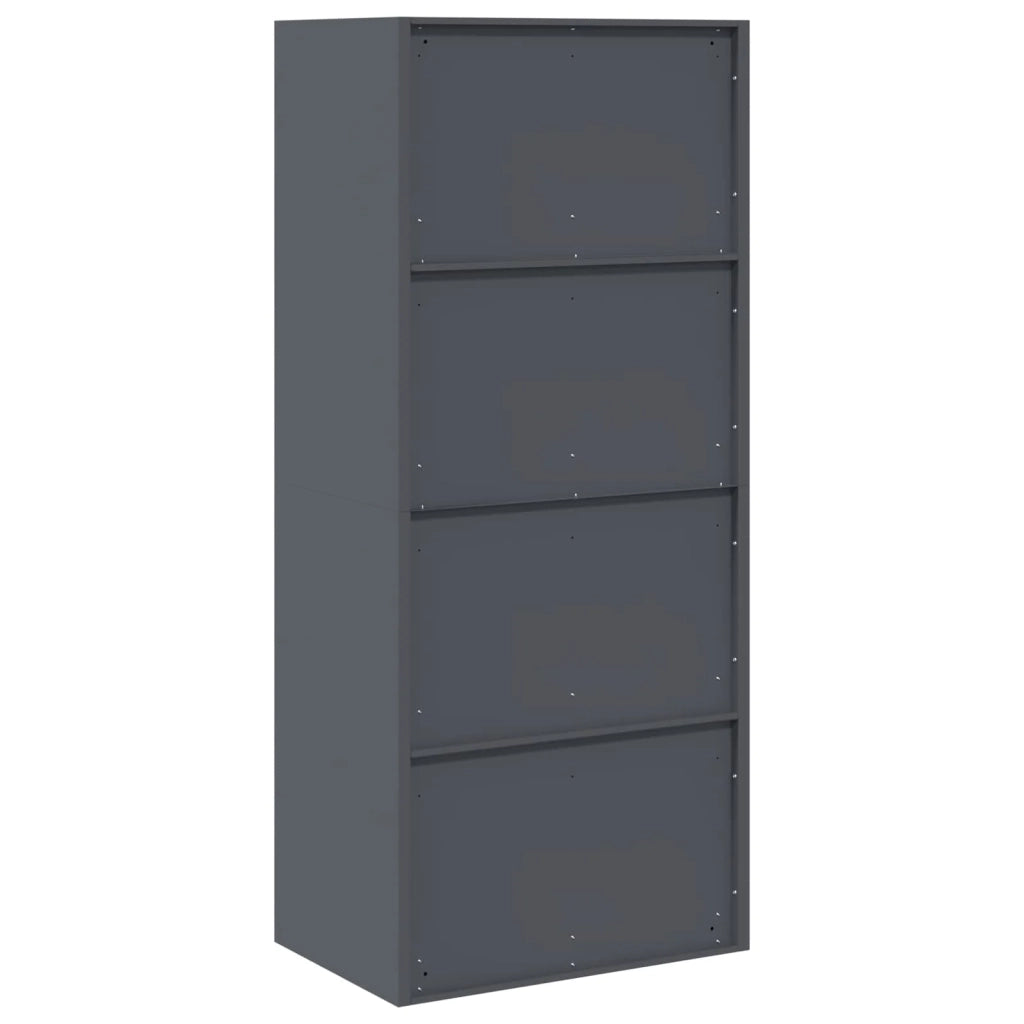 Armadio Antracite 60 x 40 x 140 cm Acciaio 891738