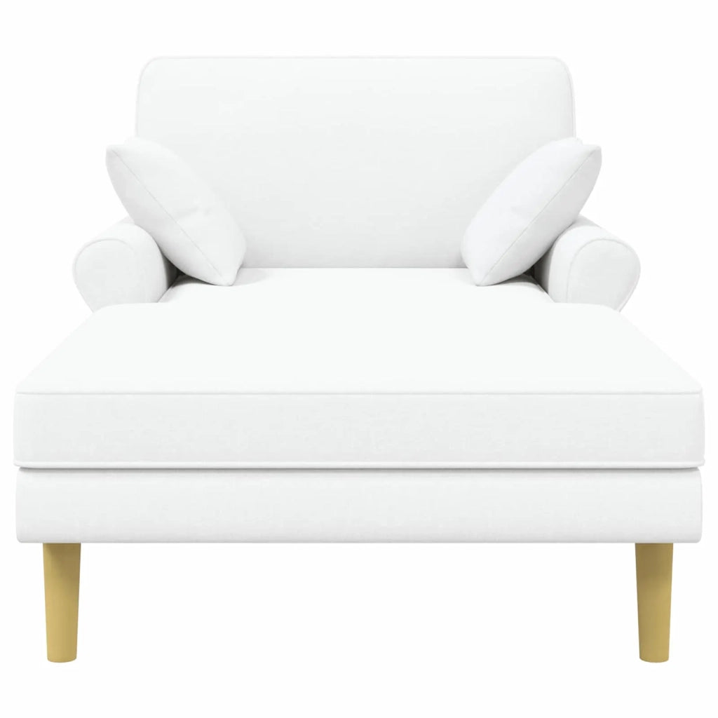 Chaise longue Bianco Tessuto 42048091