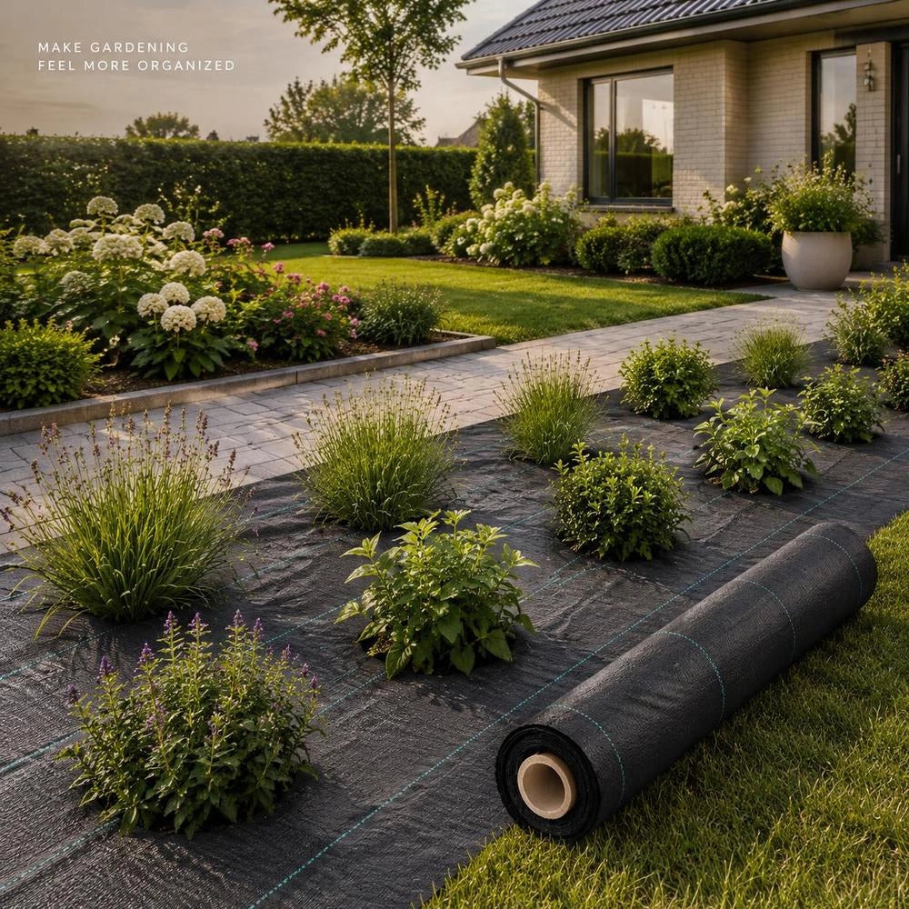 Black Weed Control Fabric 2x200 M PP
