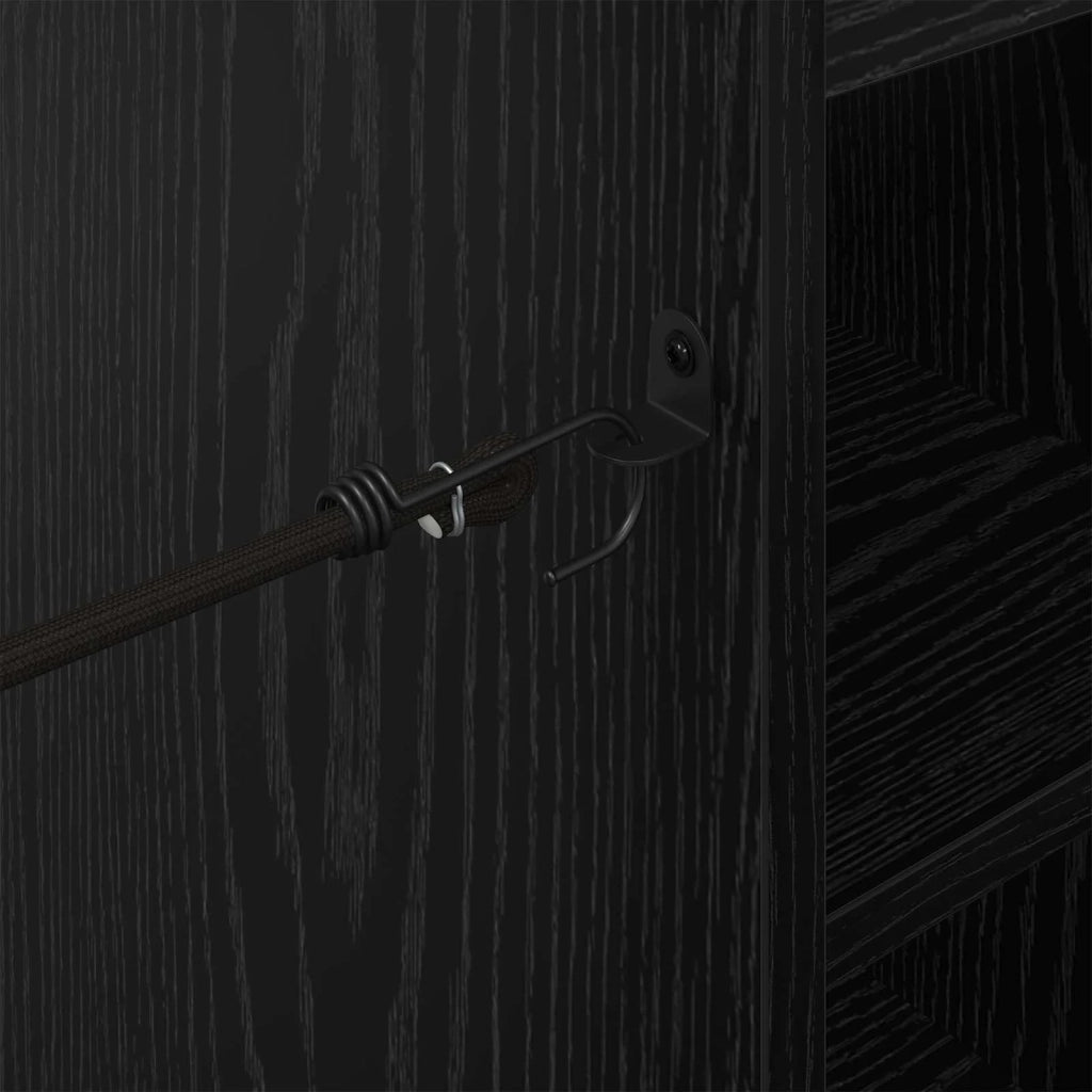 Armadio per Golf con ruota Rovere Nero 65 x 45 x 98 cm CFW4604429