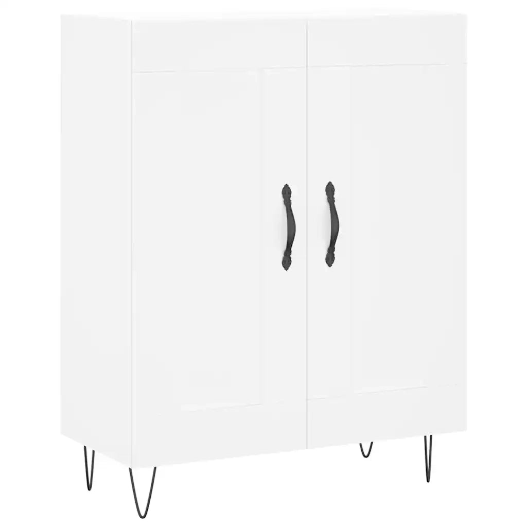 Credenza | Madia | Buffet da pranzo | Armadio da pranzo Bianca 69,5x34x90 cm in Legno Multistrato