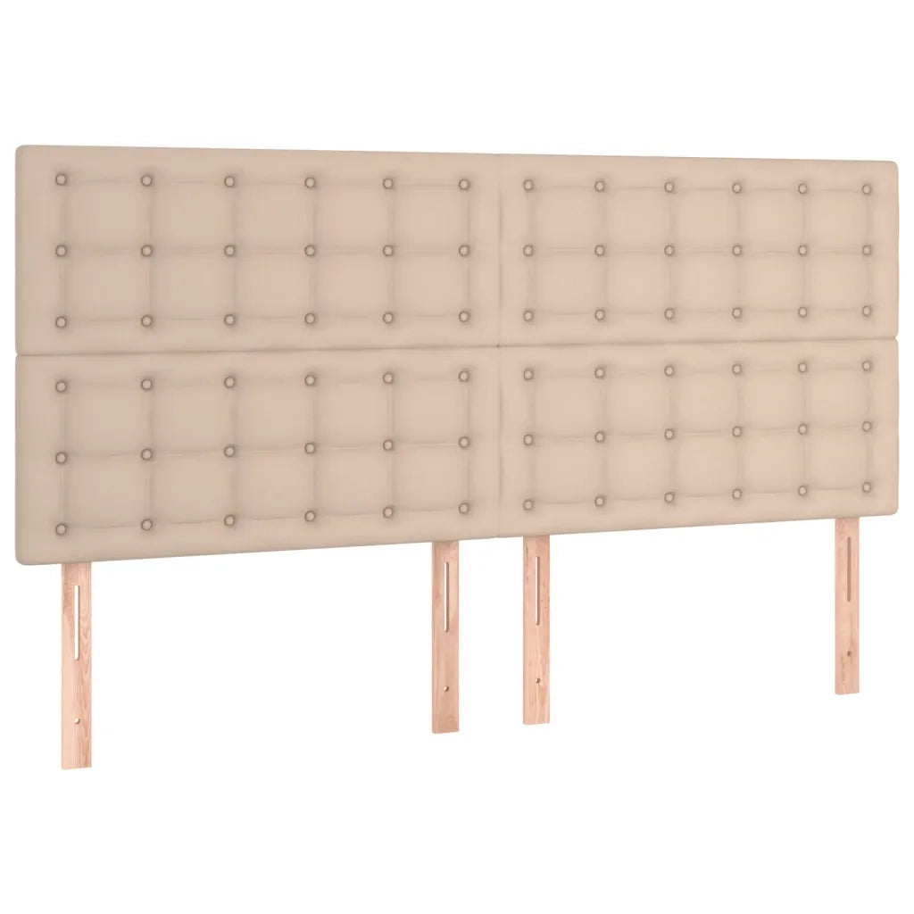 Letto matrimoniale | Letto per adulti | Giroletto con Testiera Cappuccino 160x200 cm in Similpelle