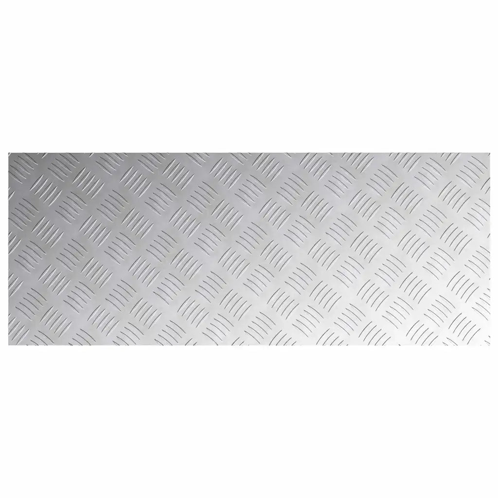 Gradini per Scale 4 pz | Tappetini per scale autoadesivi Argento 100 x 40 cm Alluminio