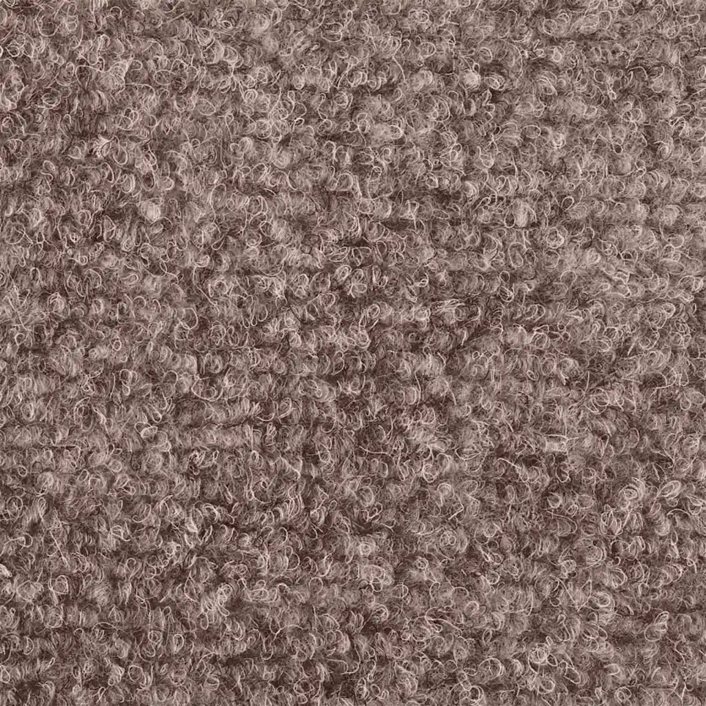 Tappetini per scale autoadesivi 15 pz 56x17x3 cm Marrone Chiaro Semicircolari 132690