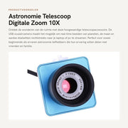 Accessorio Telescopico Astronomico Digitale con Zoom 10X - Oculare USB - Compattibile - Ideale per Amanti dell'Astronomia - Adatto per