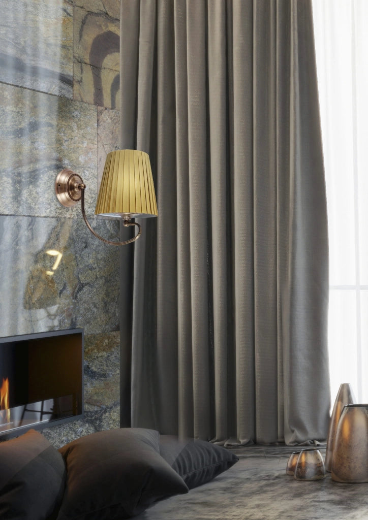 Applique Candellux Mozart 21-33963 ottone E27 1 luce