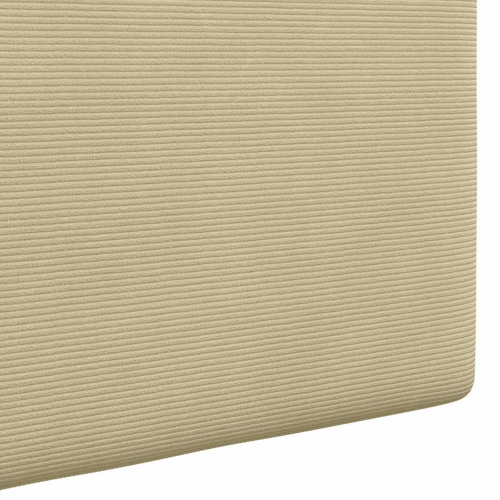 Testiera sospesa Grigio Verde Chiaro Tessuto in Cords 3424294