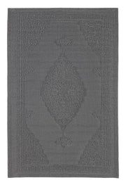 Tappeto Moderno Grigio Impermeabile Interno o Esterno Antiscivolo Delbar Formato: 120 x 180 cm