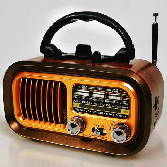 Radio Portatile con Bluetooth e Batteria con Lunga Durata di Vita per Interno e Esterno