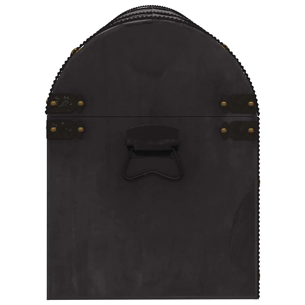 Baule in Legno Massello Stile Vintage 120x30x40 cm 245801